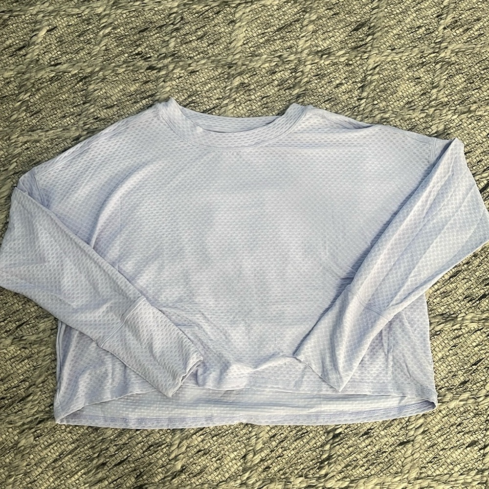 NWT Calia Diamond Mesh Long Sleeve Top